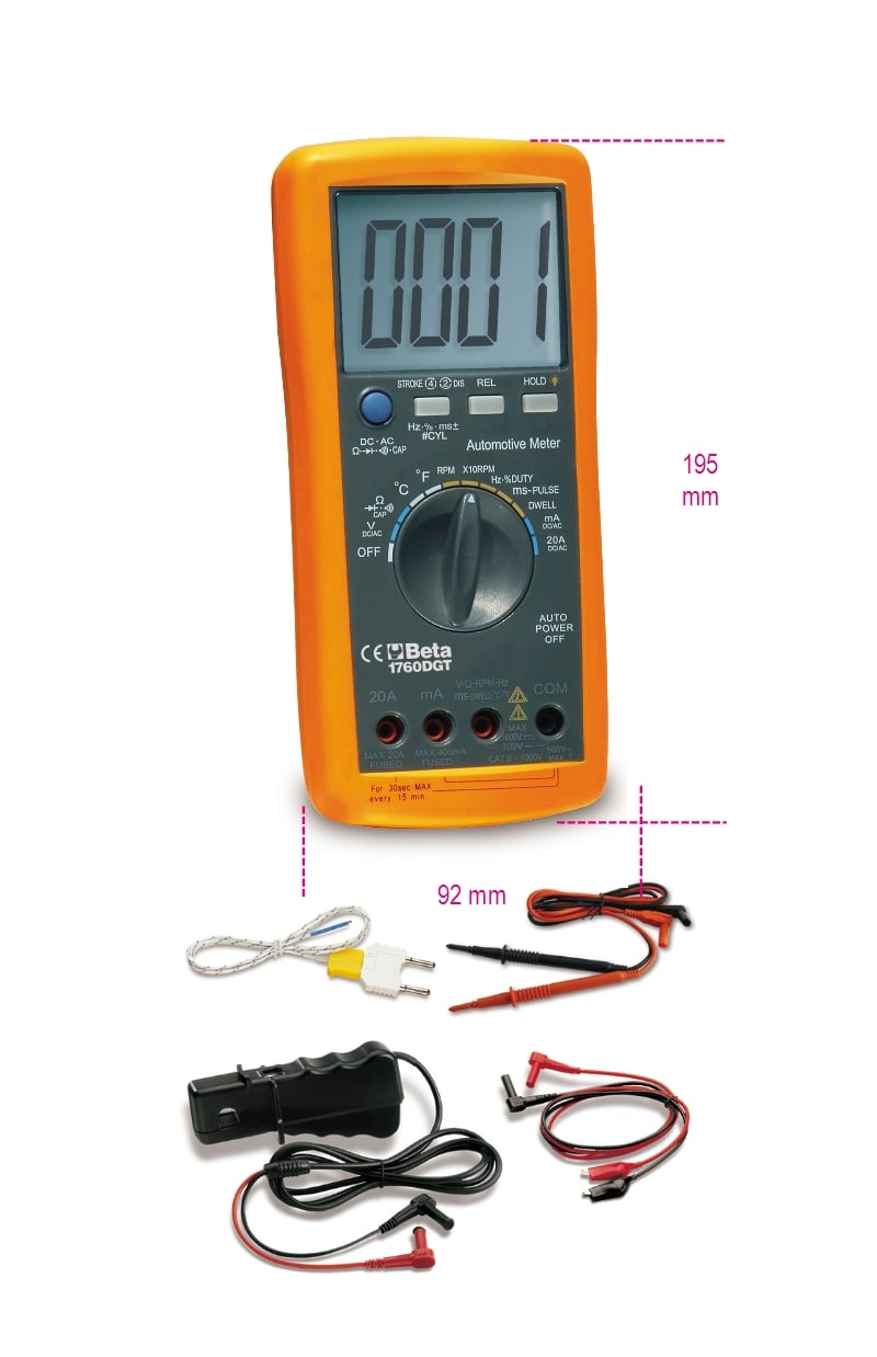 Beta Digitale automotive multimeter 1760DGT - 017600005