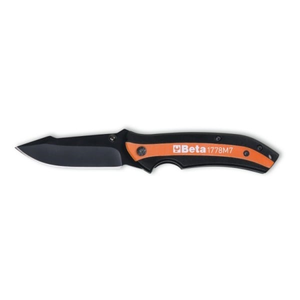 Beta 1778M7 Inklapbaar mes | roestvaststaal miniblad | handvat met glasvezel inzetstukken | in houder - 017780015 017780015