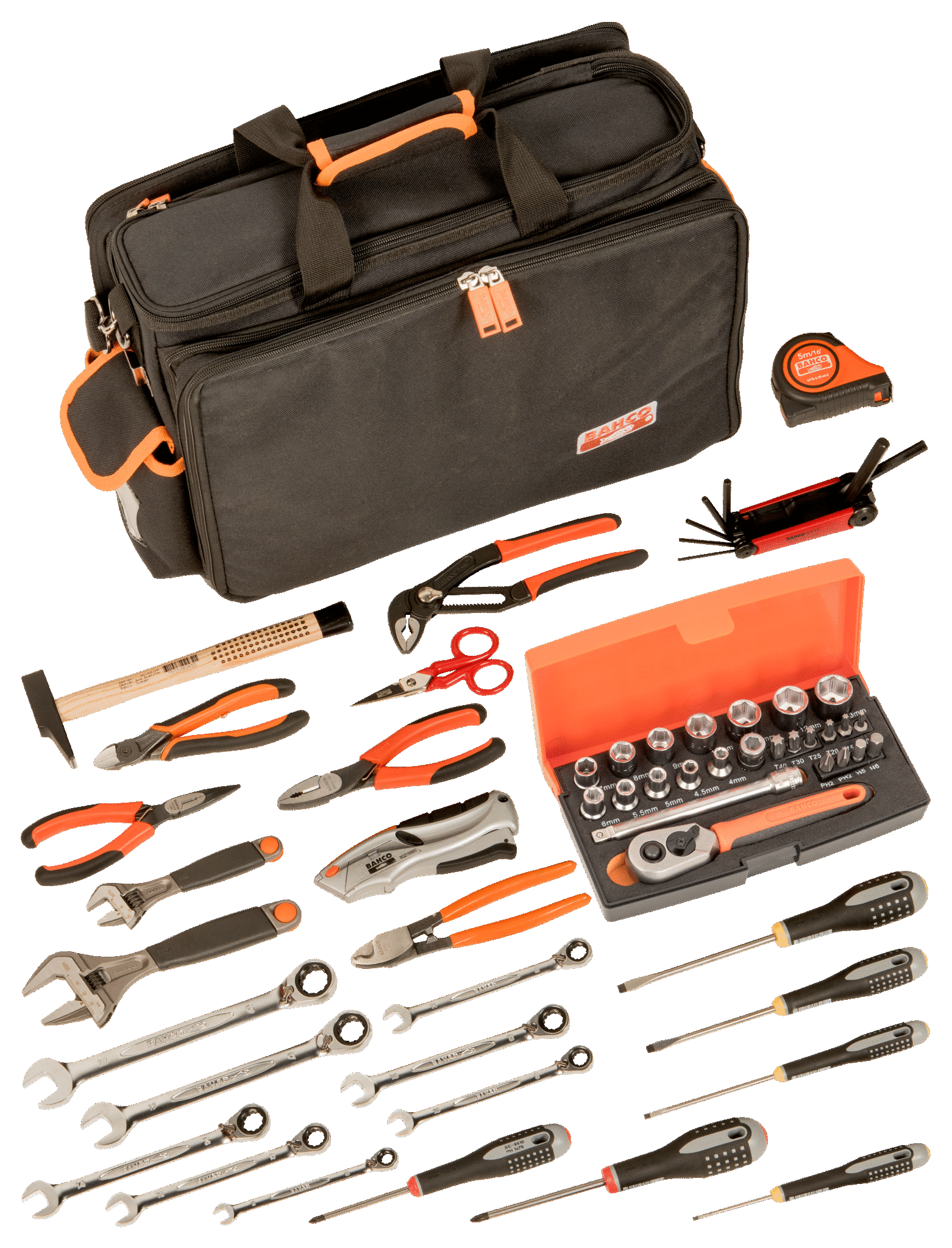 Bahco Laptop- en gereedschapstas | voor onderhoudsmonteurs - 51-delig - 4750FB4-18TS001