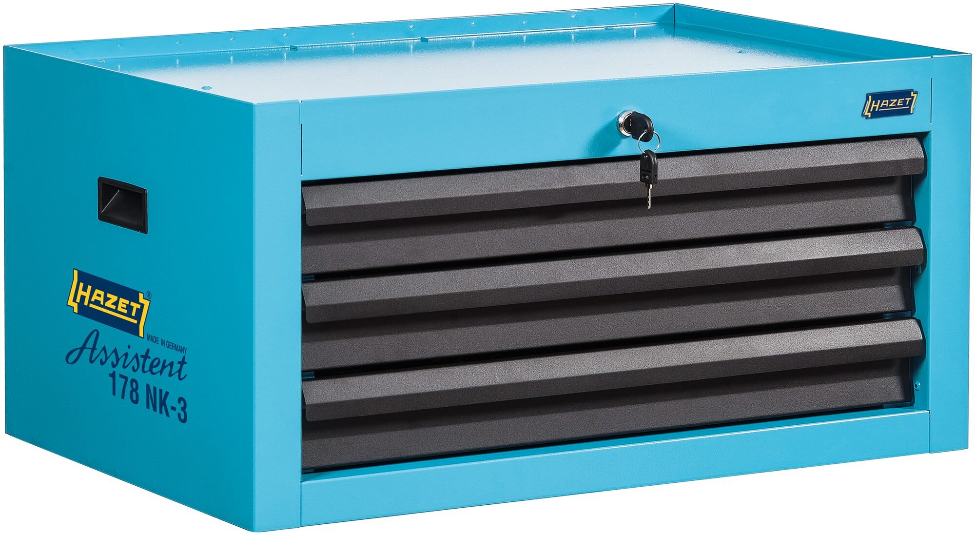 HAZET Opzetkoffer 178NK-3 - L x B x H: 696 mm x 488 mm x 390 mm - Laden, ondiep: 3× 80 x 527 x 348 mm