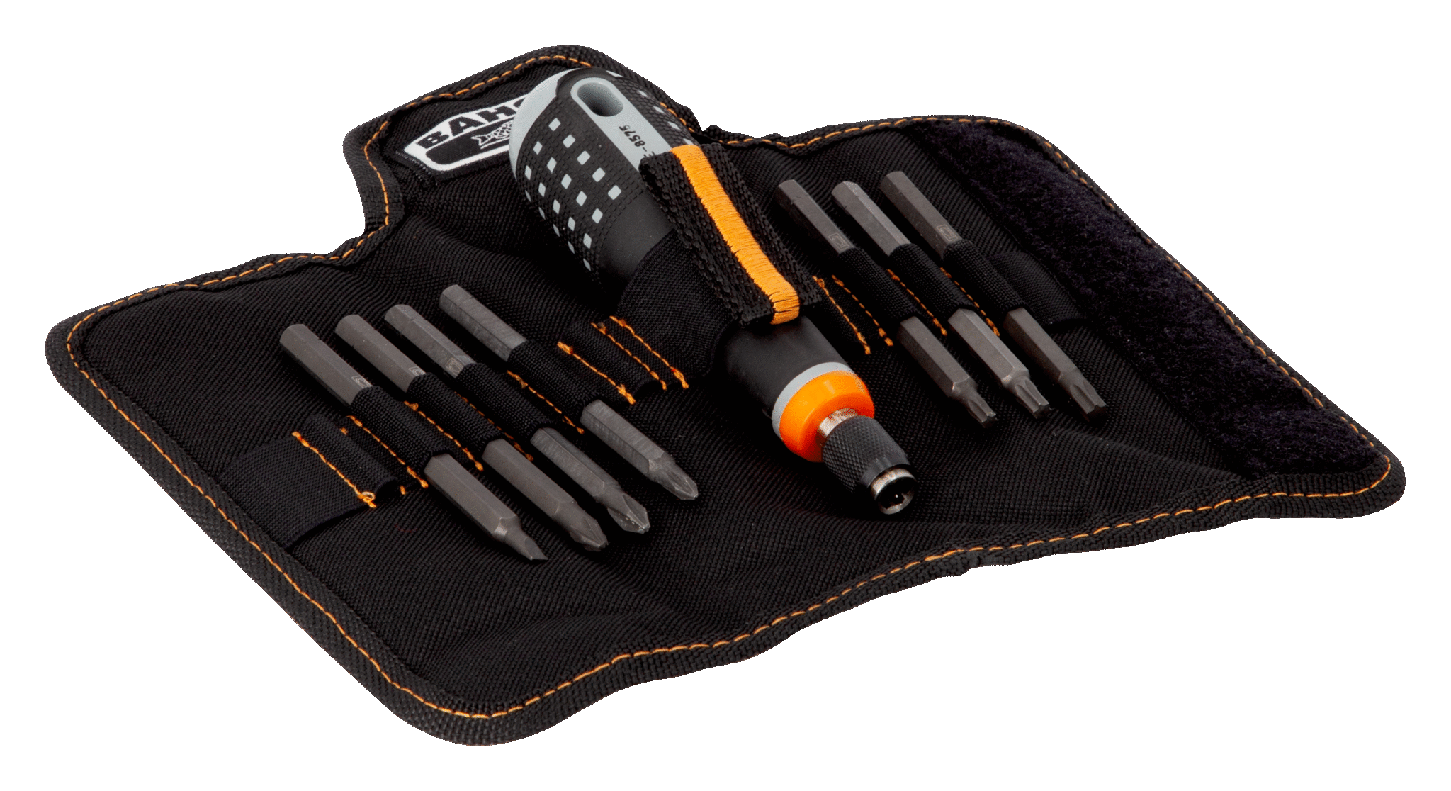 Bahco Schroevendraaierset ERGO™ | driecomponentengreep | verwisselbare klingen | gleuf | Phillips | TORX 8-delig BE-8574