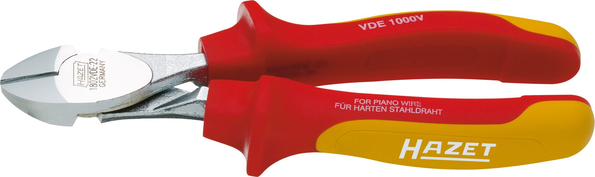 HAZET Krachtzijsnijder · geïsoleerd 1802VDE-22 · Lengte: 180 mm