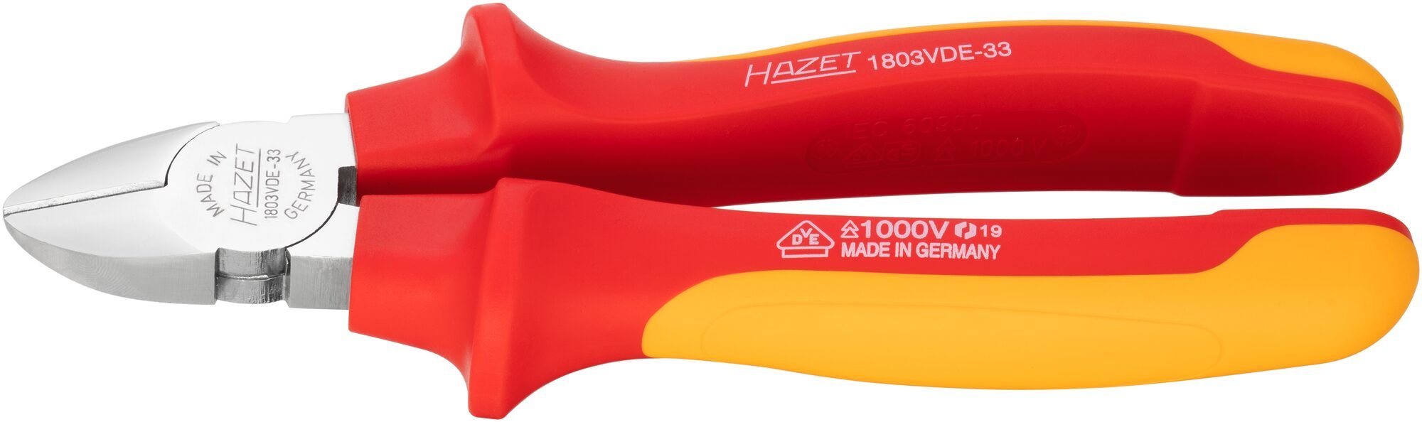 HAZET Zijsnijder · geïsoleerd 1803VDE-33 · Lengte: 180 mm