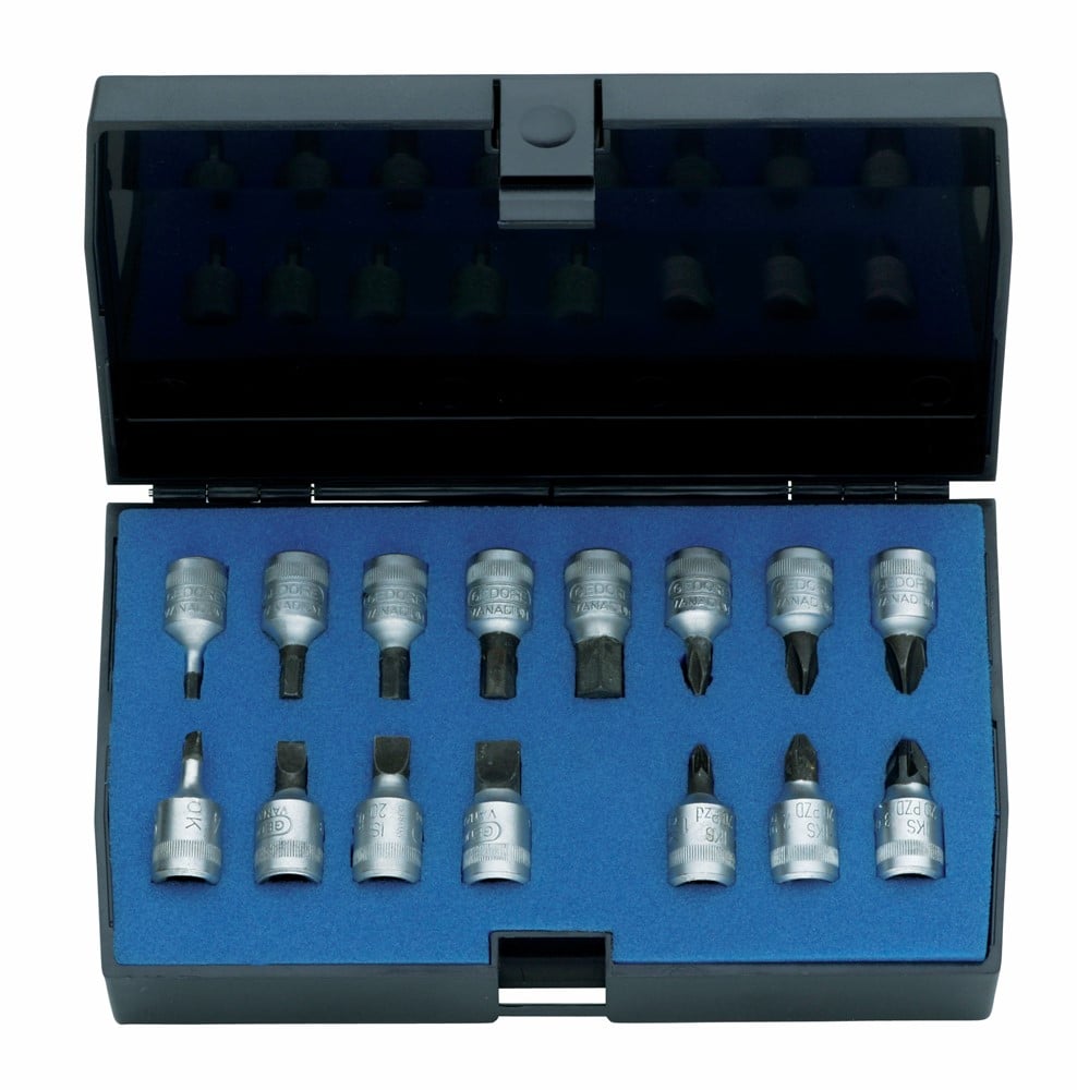 Gedore Dopsleutelset 1/4" 15 dlg - 1815601
