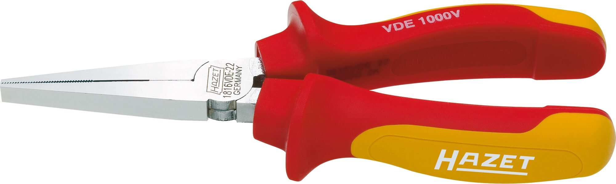 HAZET Platbektang · geïsoleerd 1816VDE-22 · Lengte: 160 mm