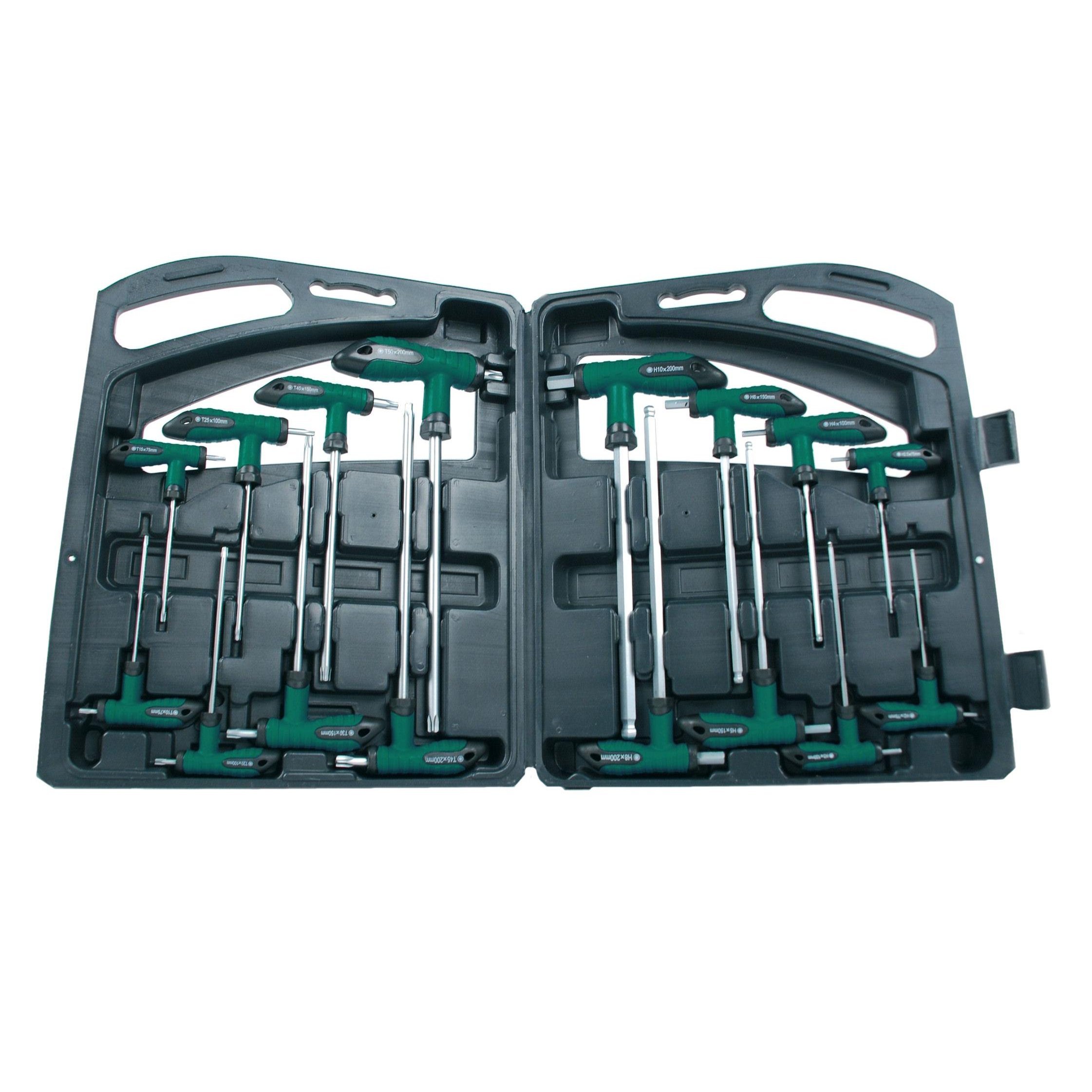 Brüder Mannesmann T-greep set Inbus/Torx 16dlg (Hobby) - 18190