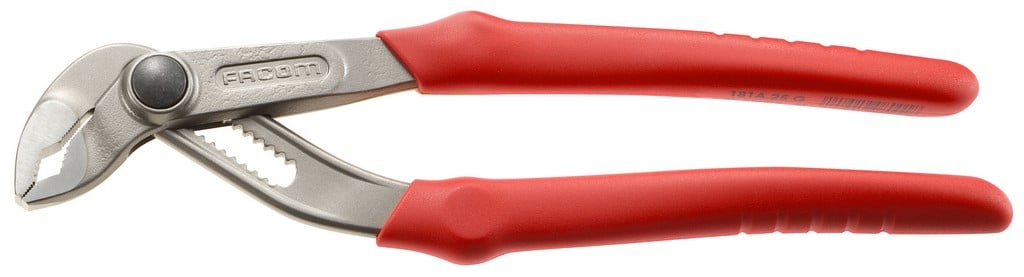 Facom waterpomptang met doorgestoken scharnier en vergrendeling 250 mm - gevernist - 181A.25G