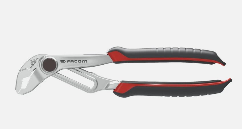 Facom multigrip tang met doorgestoken scharnier en snelle vergrendeling bi-materiaal handgreep 180mm - 181B.18CPE