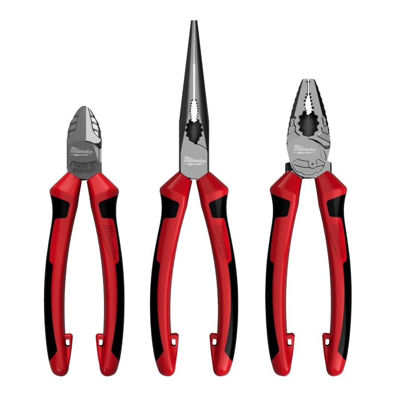 Milwaukee Accessoires Tangenset | Langbek tang | Combitang | Zijkniptang - 4932492773