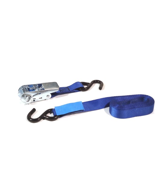Little Jumbo SJORBAND 25MM. RATEL BLAUW 5.0M MET S-HAKEN ZWART 1825086000