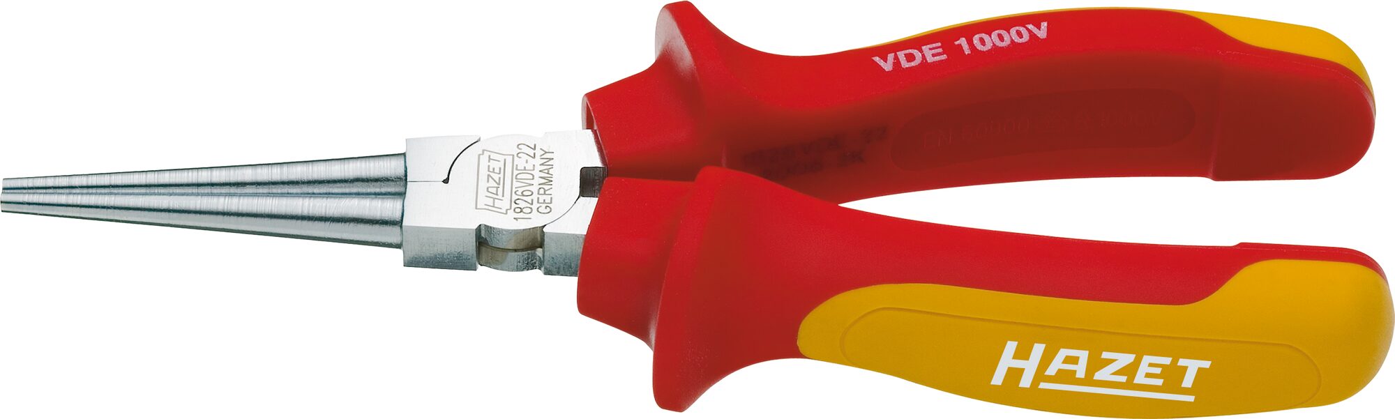 HAZET Ronde tang · geïsoleerd 1826VDE-22 · Lengte: 160 mm