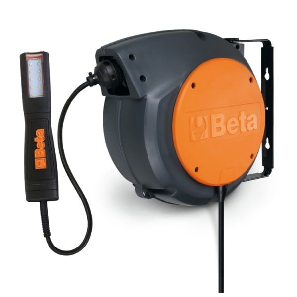 Beta 1842 15-H05/LED Automatische kabelhaspel met led-inspectielamp | 100-240V - 018420821 018420821