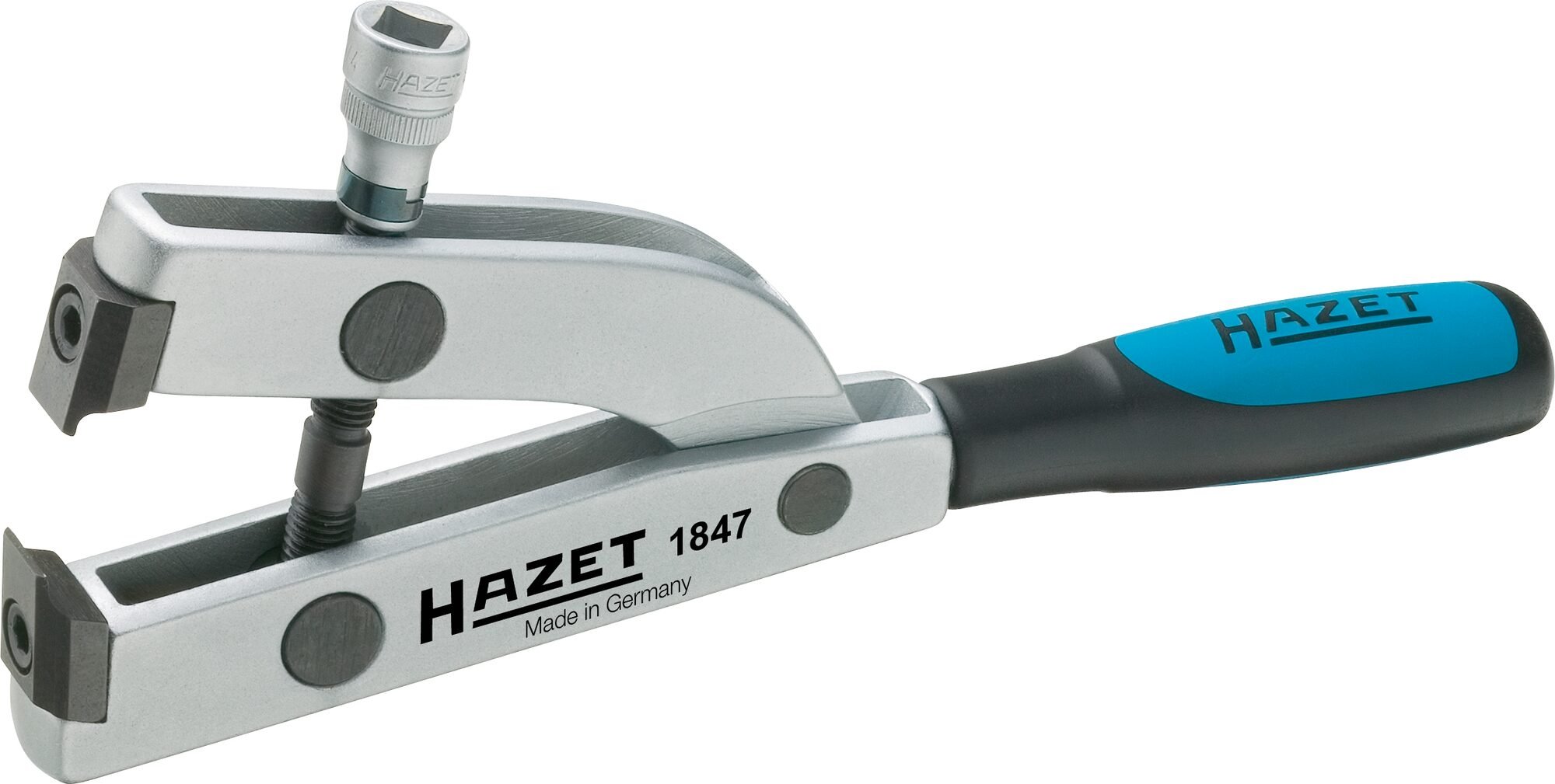 HAZET Asmanchetten spantang 1847 · 3/8 inch (10 mm) vierkant hol · Lengte: 178 mm