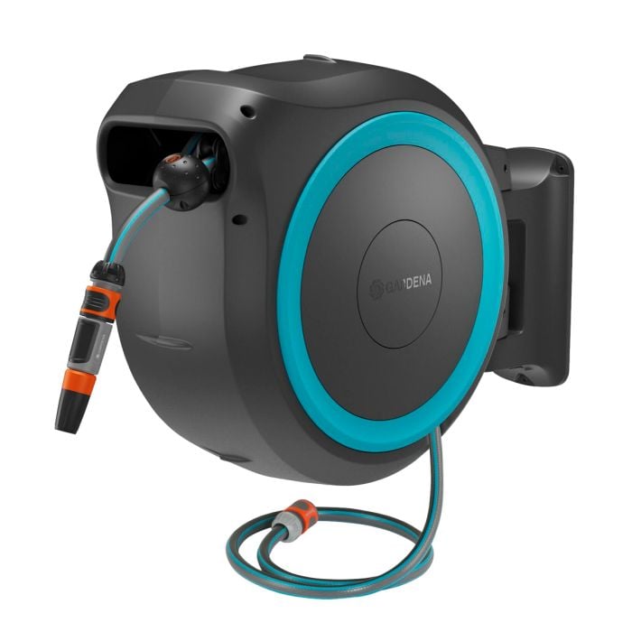 Gardena Wandslangenbox PowerRoll XL | Incl. 18V accu + lader - 18640-20