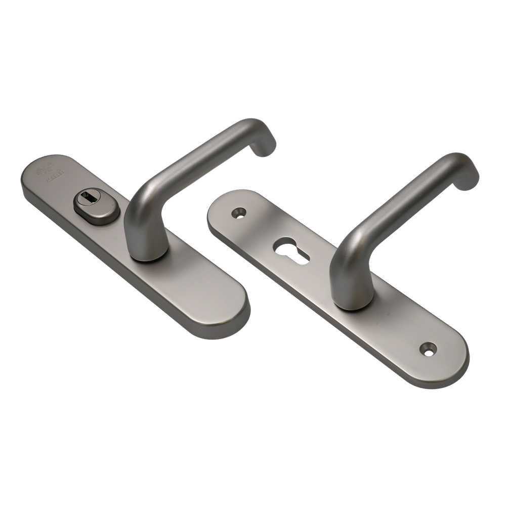 AMI Veiligheidsbeslag 386 Rotaveer250/50/15 Kt72Omkeer /Profielcilinder 72 Omkeer F1 Deurdikte 38/42 Mm. - 656731