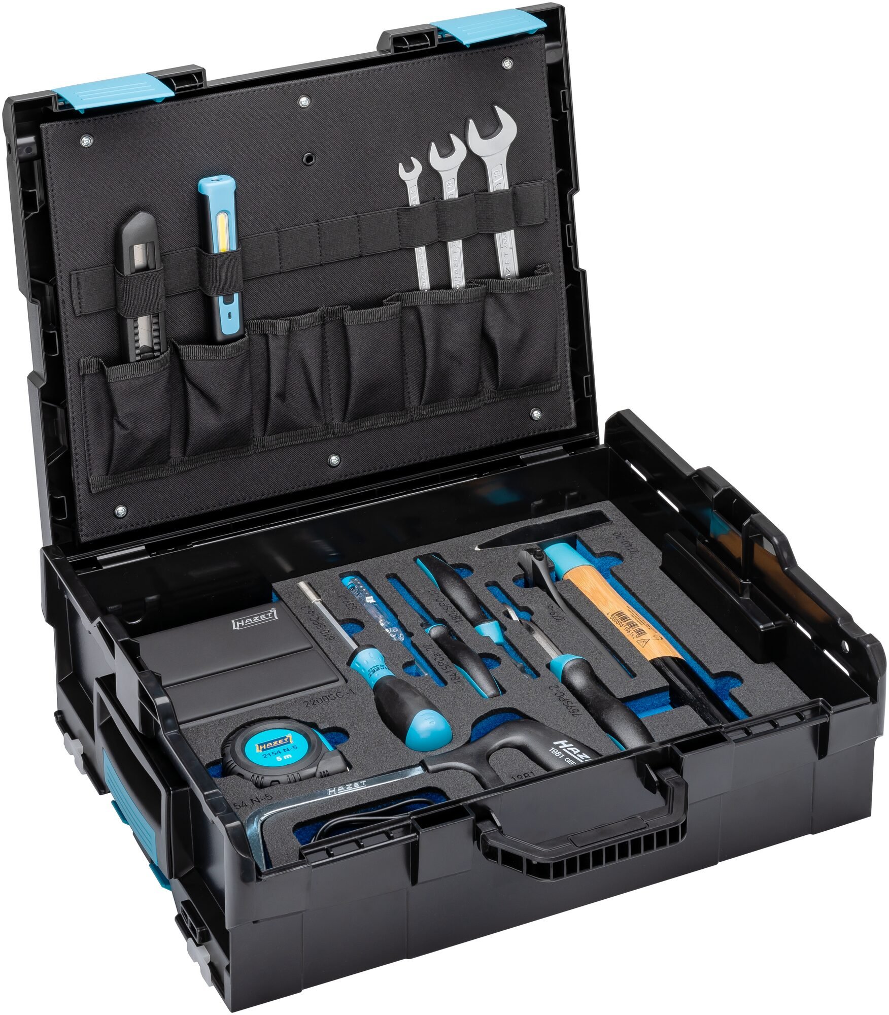 HAZET L-Boxx - met assortiment 190L-136/83 - 83-delig - 0,5 x 2,8 - 1,5 - 19 - PH1 - PH3 - PZ1 - PZ3 - T6 - T40
