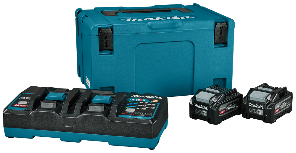 Makita Startset DC40RB 2x BL4040F 1911D8-0