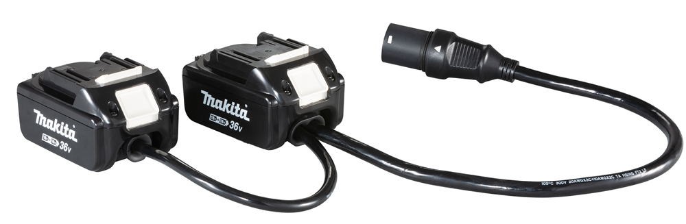 Makita Accessoires Adapter 2x18 V>PDC01 - 191J51-5 191J51-5