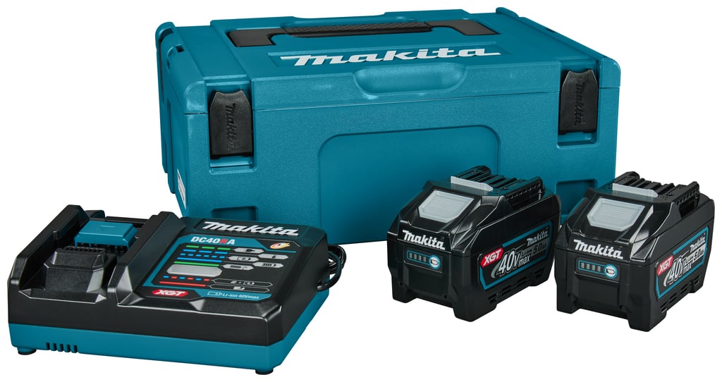 Makita 191V35-5 | XGT Startset DC40RA 2x BL4050F | 40V max | 5.0Ah in MBox 191V35-5