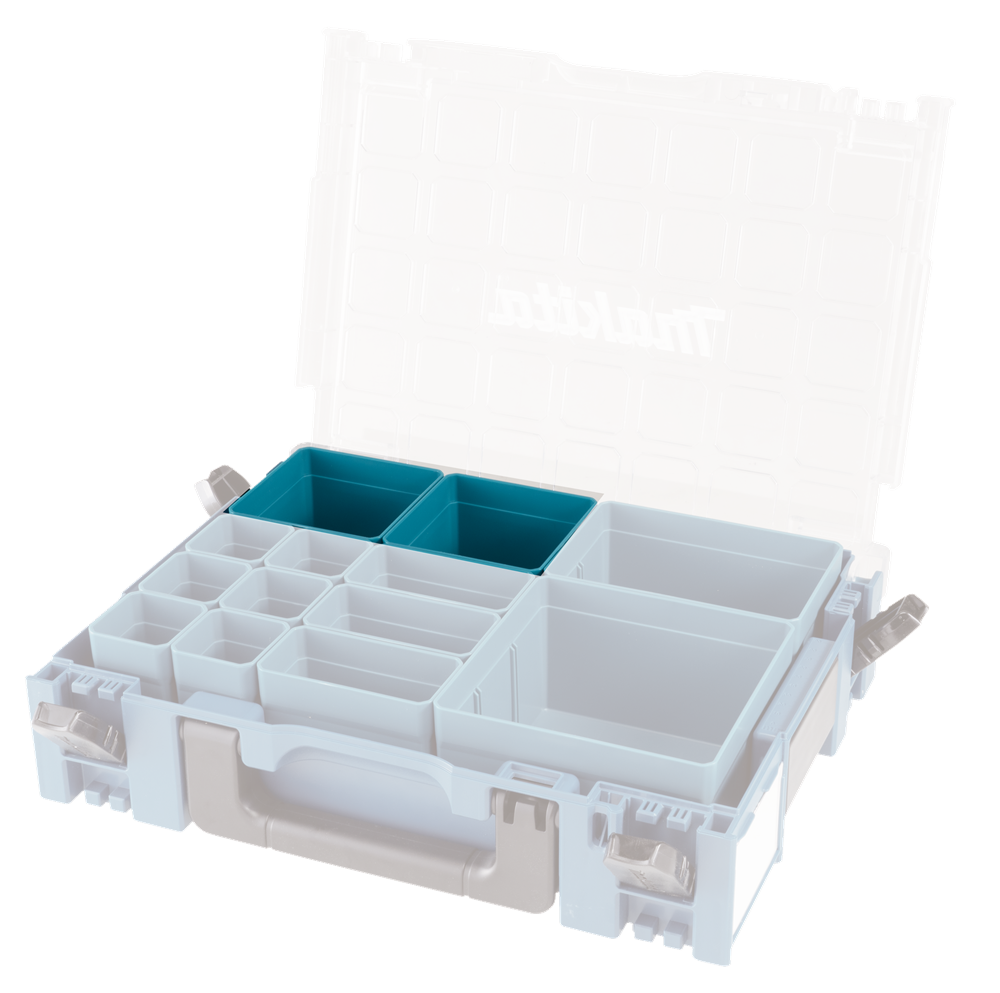 Makita Accessoires Inzetbak 100x100mm Mbox organizer - 191X95-9 - 191X95-9