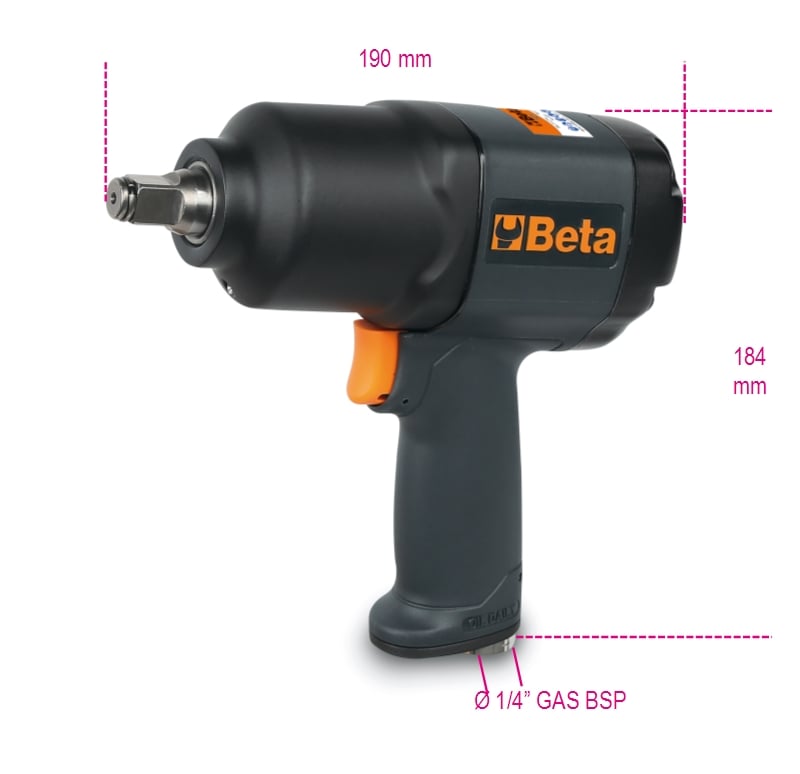 Beta 1927C Omschakelbare Slagmoersleutel - 019270006