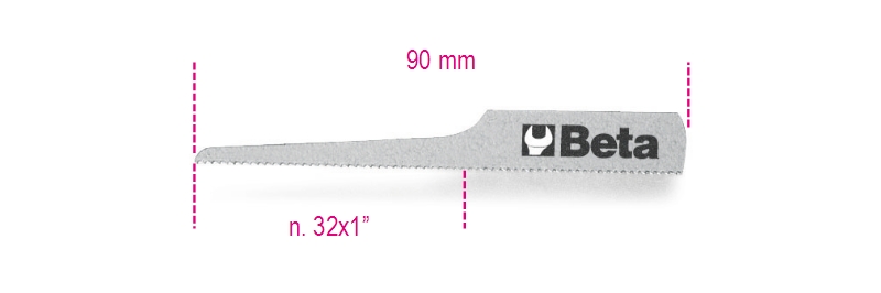 Beta Bimetal blades for air saw 1942A 1942LR - 019420032