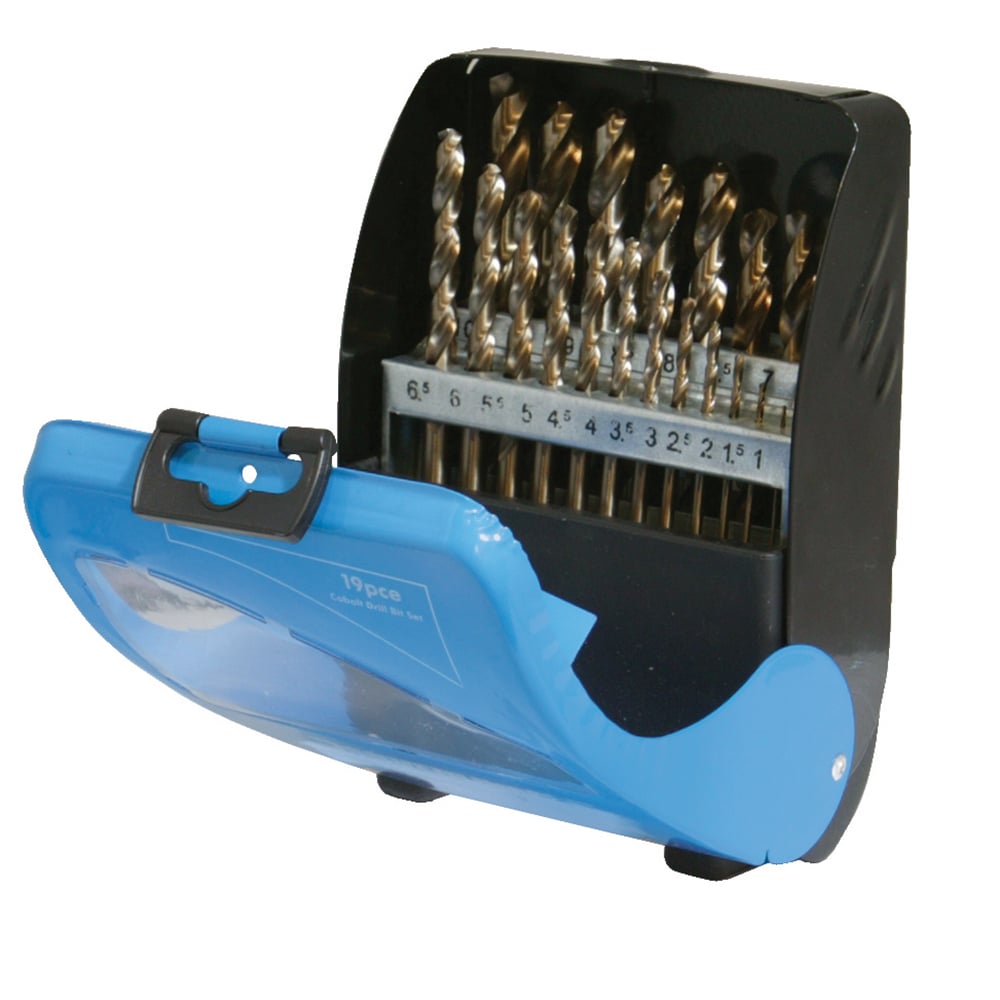 Silverline Kobalt Boren Set - Ø 1 t/m 10 mm - 19 delig