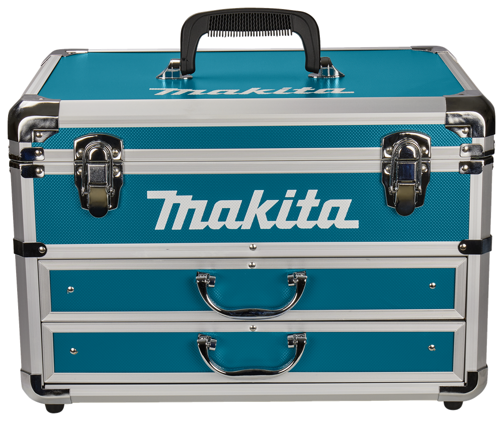 Makita Accessoires Koffer aluminium blauw voor boor-/schroefmachine DF488D - 196626-5 196626-5