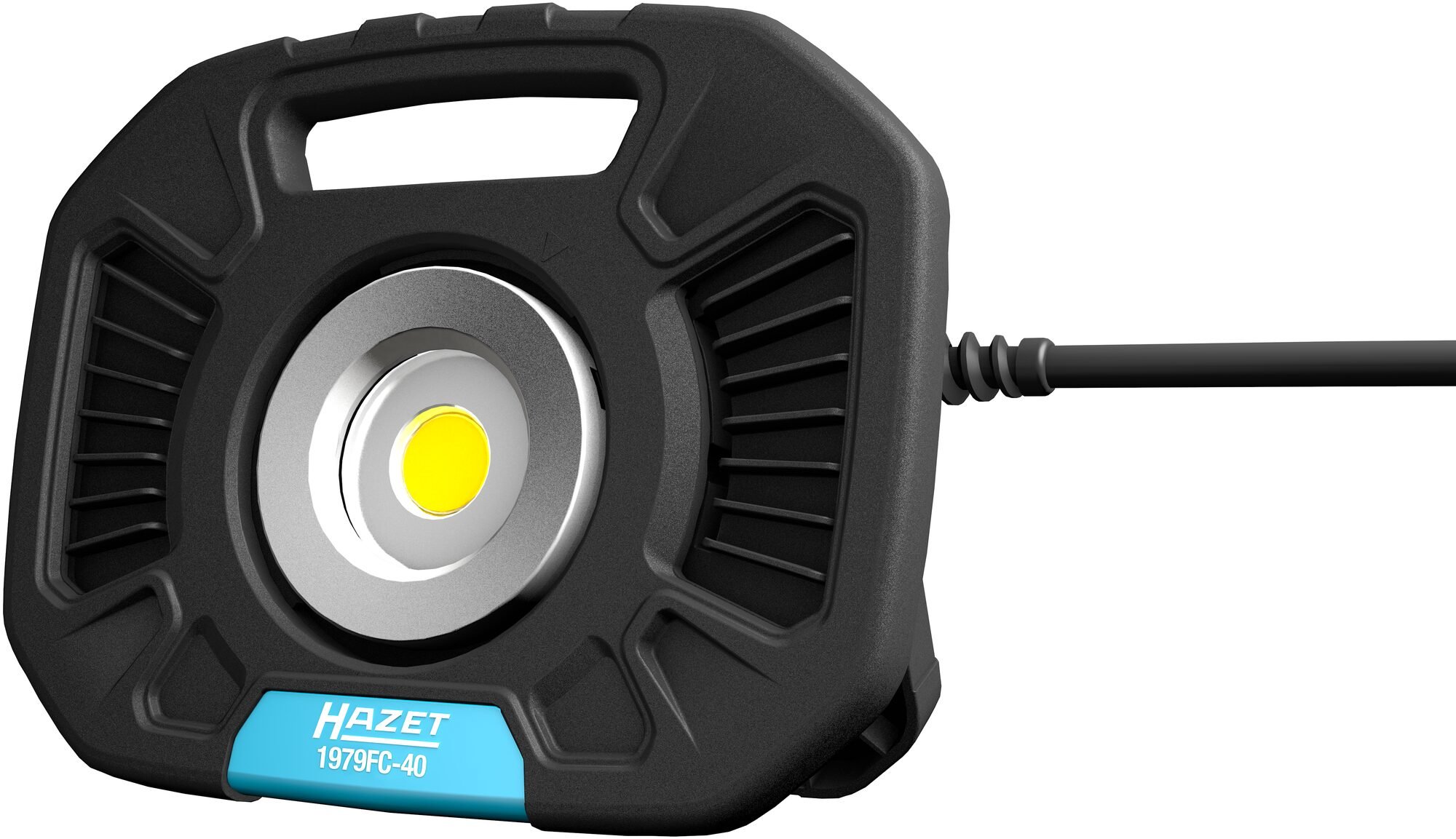 HAZET LED-werklamp · 40 Watt 1979FC-40 · L x B x H: 280 mm x 96 mm x 96 mm