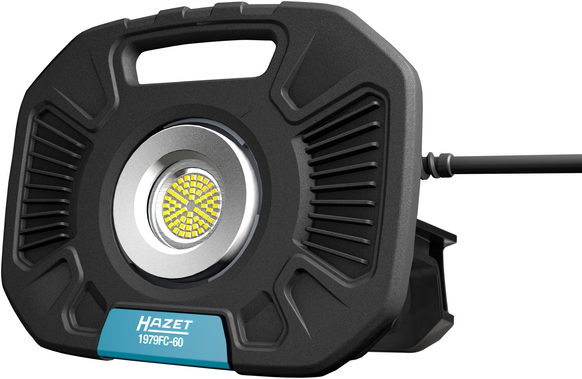 HAZET LED-werklamp · 60 Watt 1979FC-60 · L x B x H: 304 mm x 102 mm x 238 mm
