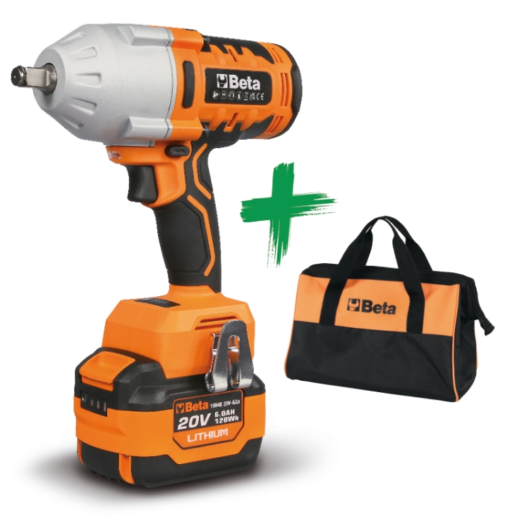 Beta 1984/K1200+BORSA 20V Slagmoersleutel Set - 019840039 afbeelding 1