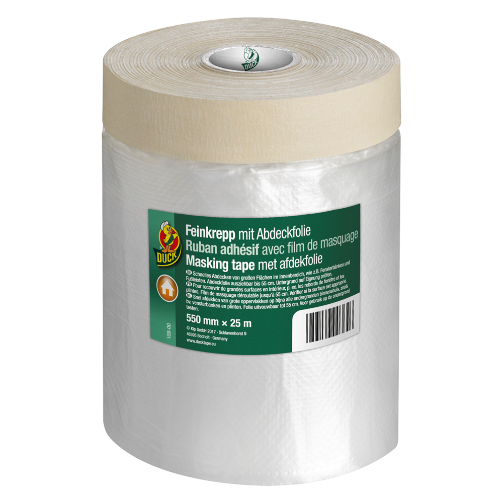Duck masking tape/afdekfolie | 550 mm x 25 m - 20.501.34 afbeelding