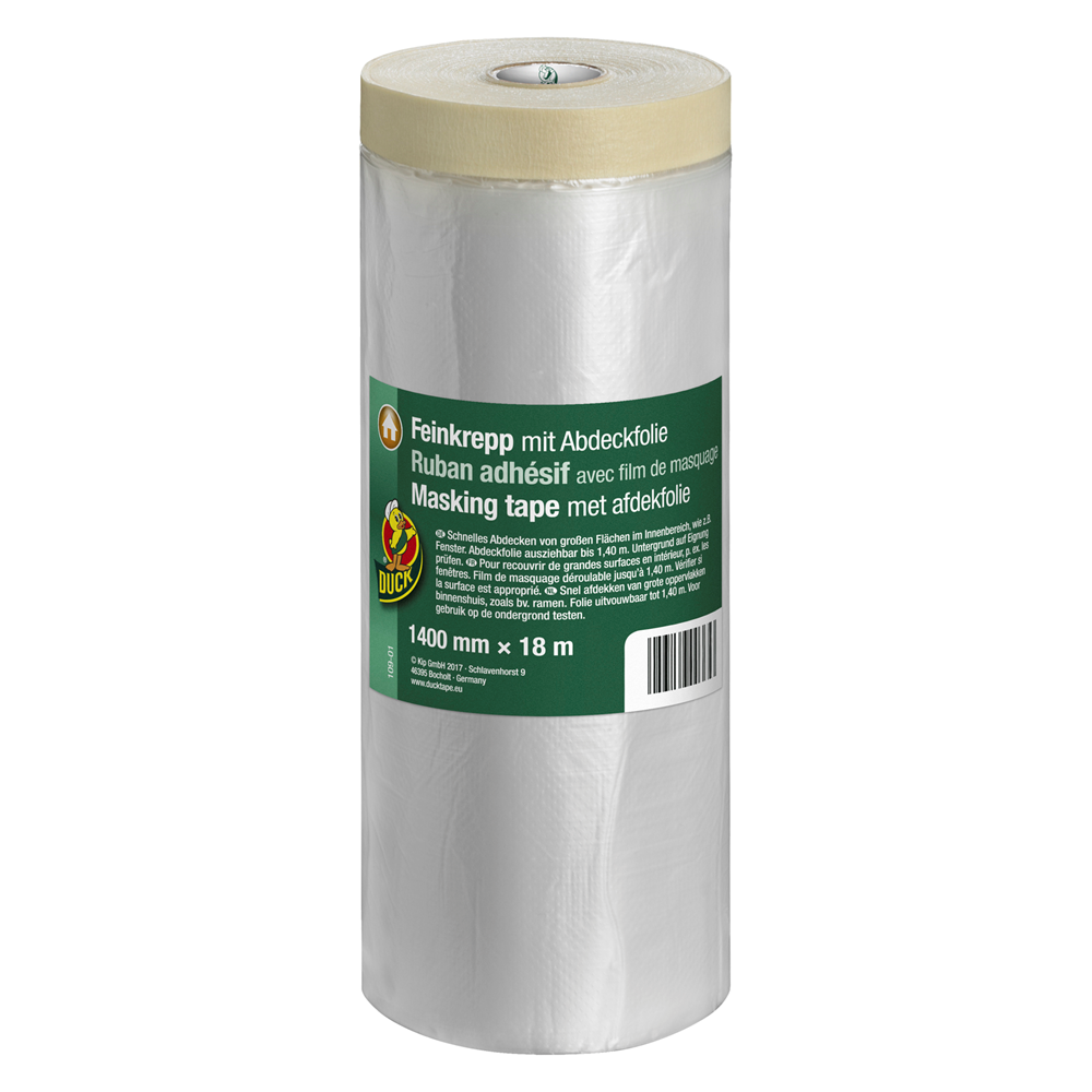 Duck masking tape/afdekfolie | 1400 mm x 18 m - 20.501.35 afbeelding