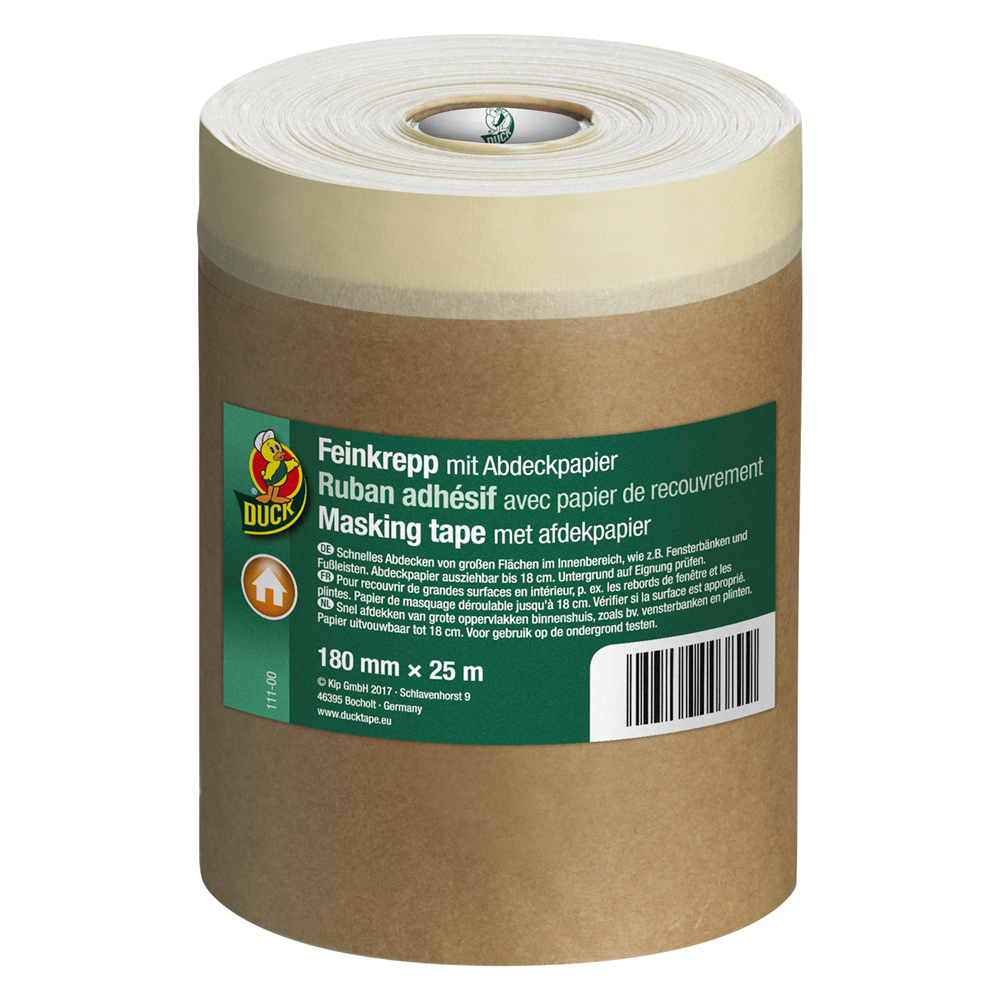 Duck masking tape/afdekpapier | 180 mm x 25 m - 20.501.37 afbeelding