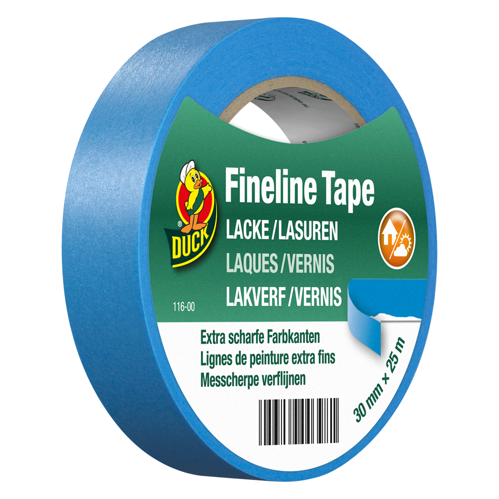 Duck Fineline Tape | Lak/vernis | 30 mm x 25 m - 20.501.51 afbeelding