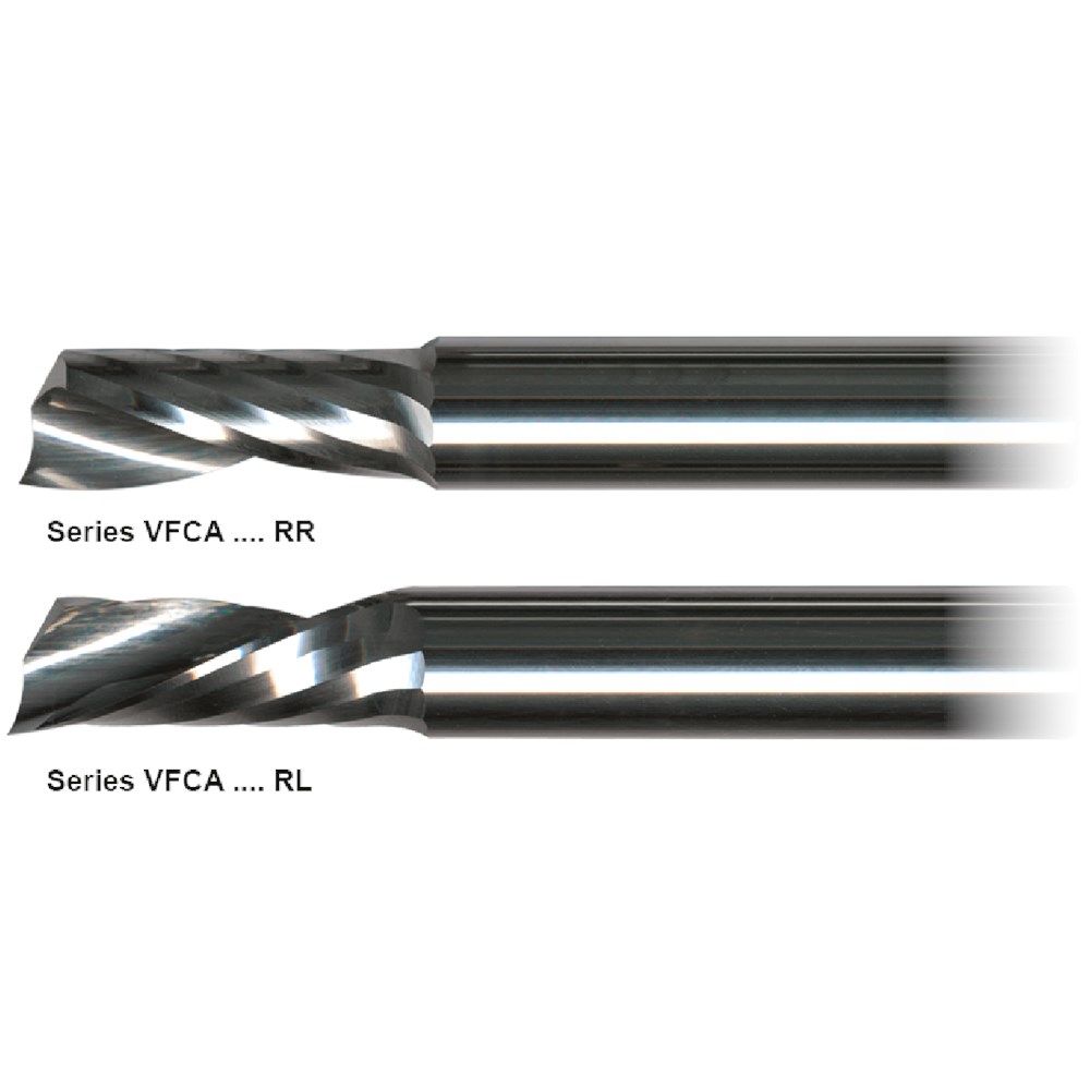 TCE VHM Eensnijder, voor non-ferro&apos;s, ongecoat VFCA 1080-RR-C SC2000 - 11191009