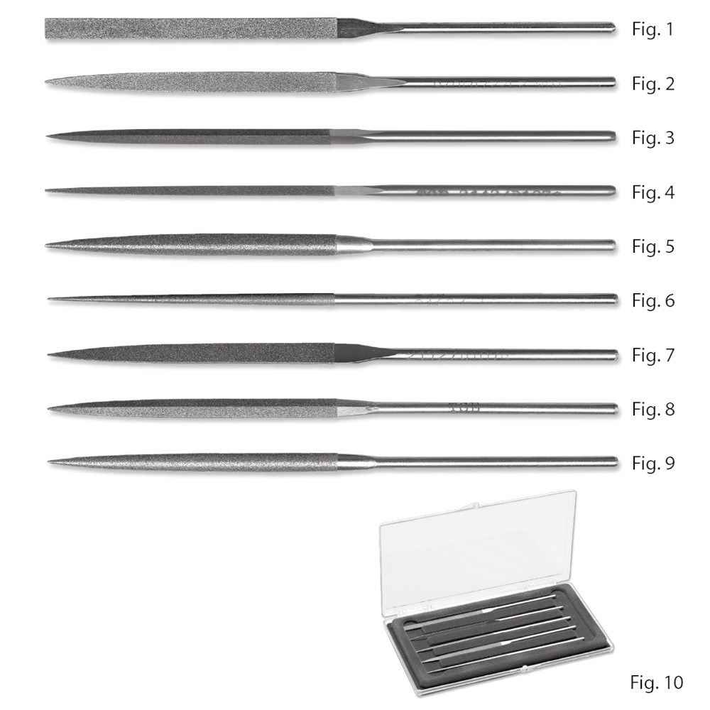 TCE Hardchroom diamant naaldvijl NF 2182/D107 - 17111057
