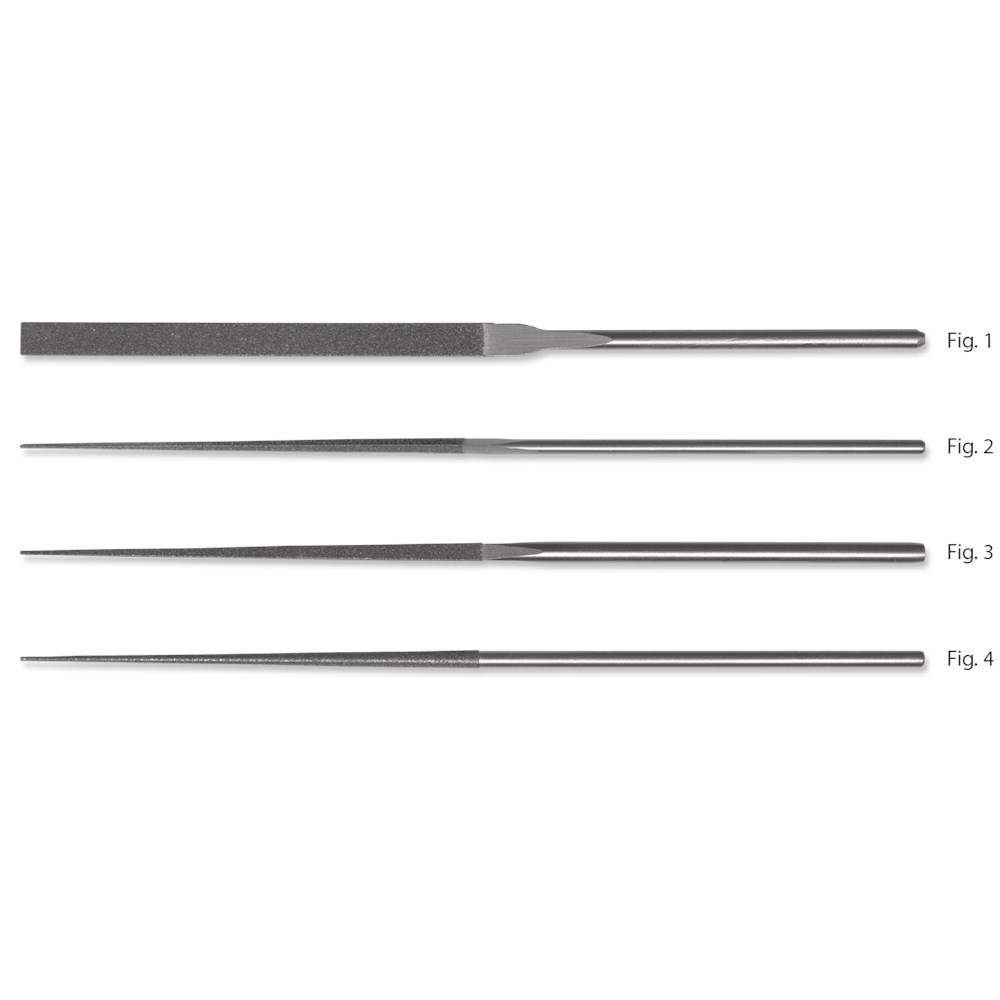 TCE Hardchroom diamant naaldvijl, extreem slank NFE NFE 2842/D107 - 17111085