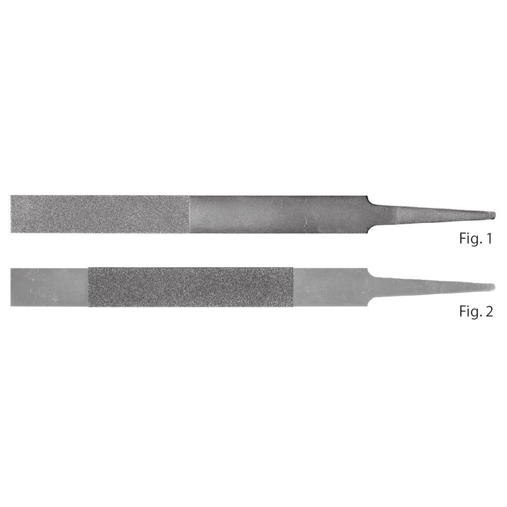 TCE Hardchroom vlakke diamantvijl FF 1560E/D181 - 17111127