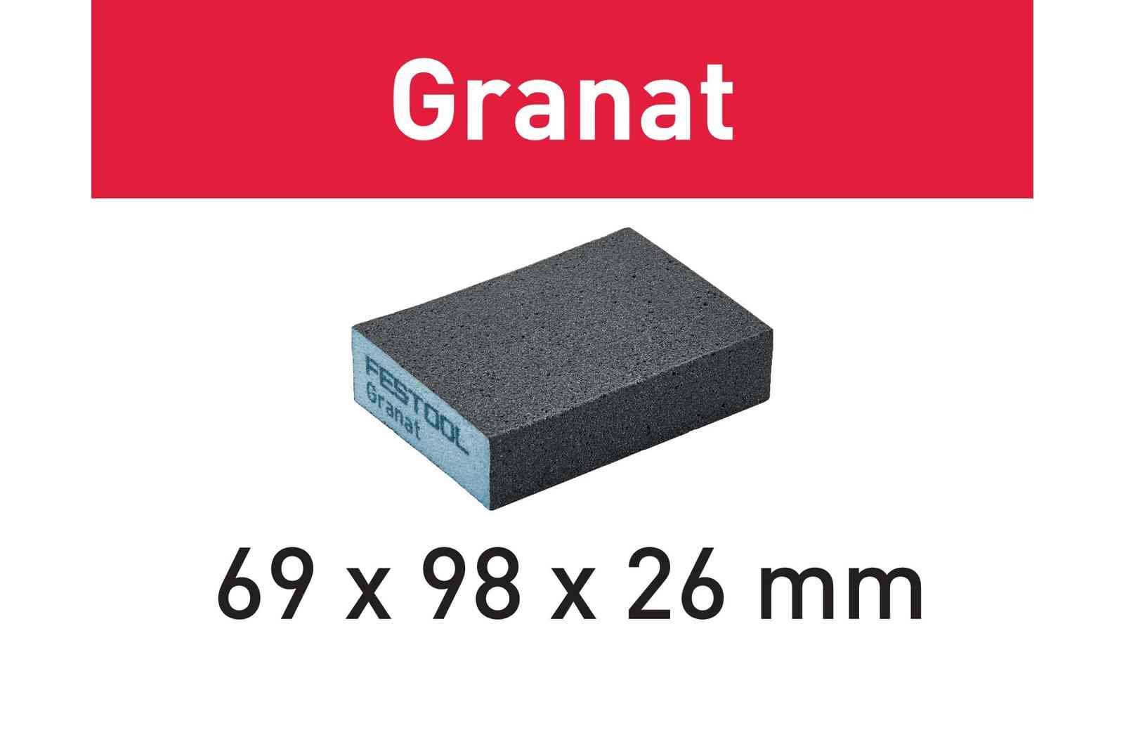 Festool Accessoires Schuurblok Granat | 69x98x26 | 60 GR/6 - 201081