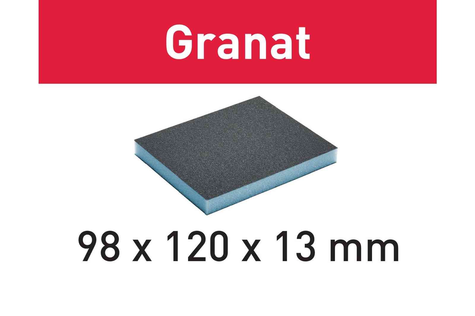 Festool Accessoires Schuurspons Granat | 98x120x13 | 220 GR/6 - 201114