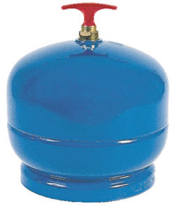 Sievert Gasfles 2kg leeg, zonder kraan en haak - 201218 201218