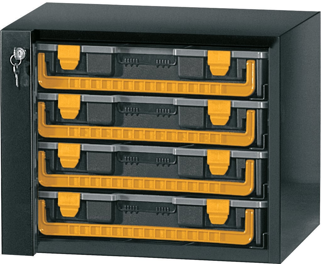 Little Jumbo 201400 Kofferkast met onderdelenkoffers | 4x 203600 201400