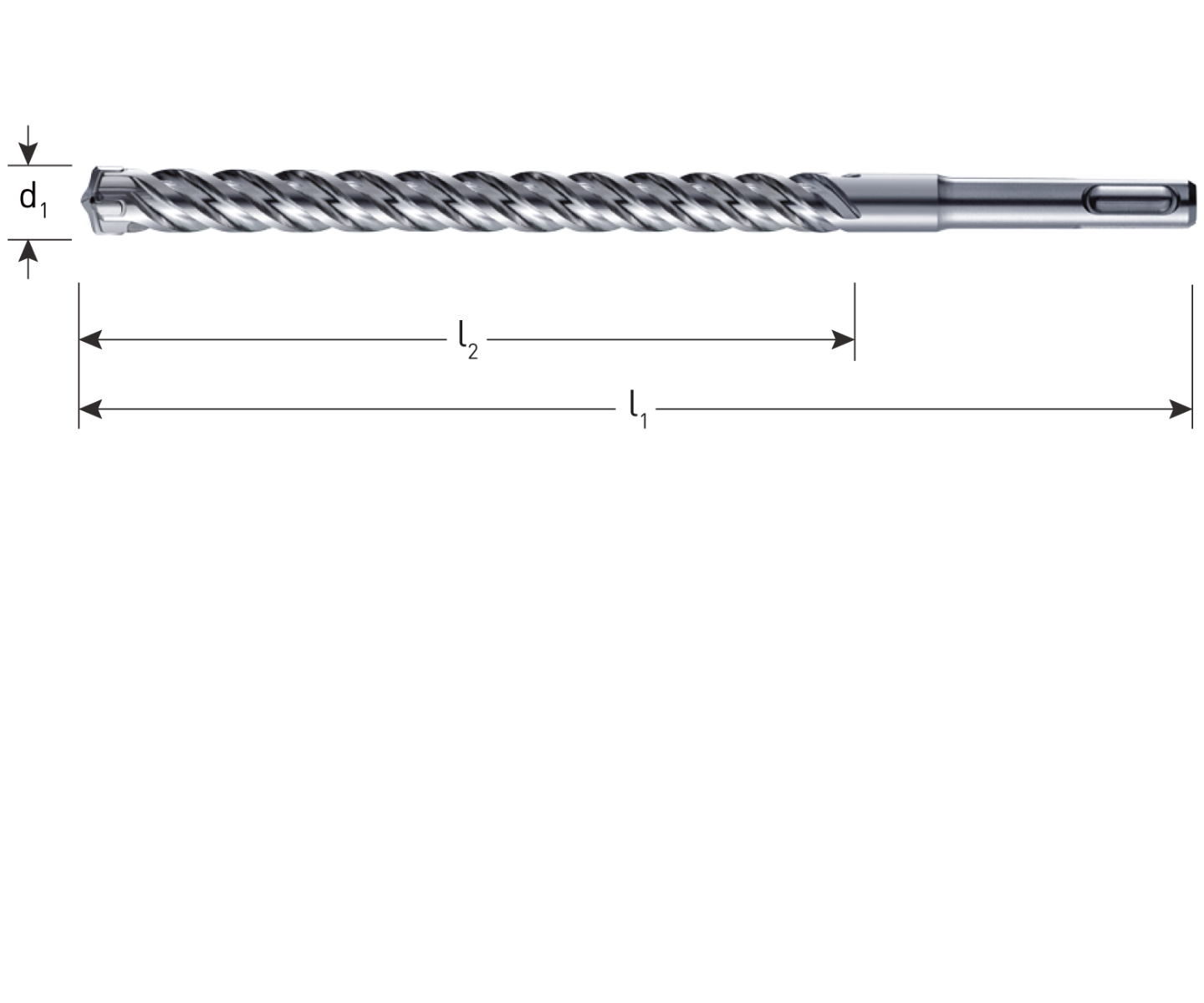 Rotec Hamerboren SDS+ &apos;Zentro&apos; in box à 10 st. 8,0x 200/260 mm - 202.0903B