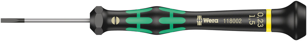 Wera 2035 Kraftform Micro Zaagsnede Schroevendraaier, 0.23 x 1.5 x 40 mm - 1 stuk(s) - 05118002001