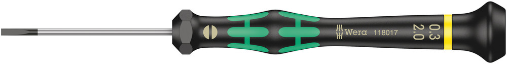 Wera 2035 Kraftform Micro Zaagsnede Schroevendraaier, 0,30 x 2,0 x 50 mm - 1 stuk(s) - 05118017001
