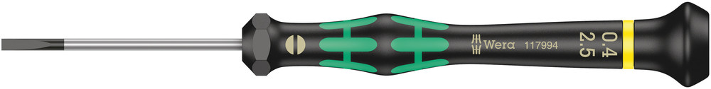 Wera 2035 Kraftform Micro Zaagsnede Schroevendraaier, 0.40 x 2.5 x 50 mm - 1 stuk(s) - 05117994001