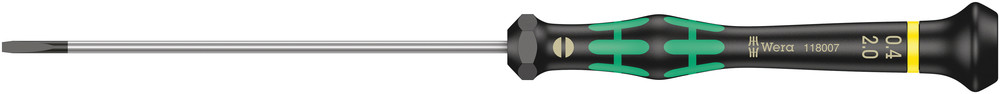 Wera 2035 Kraftform Micro Zaagsnede Schroevendraaier, 0.50 x 3.0 x 50 mm - 1 stuk(s) - 05117995001