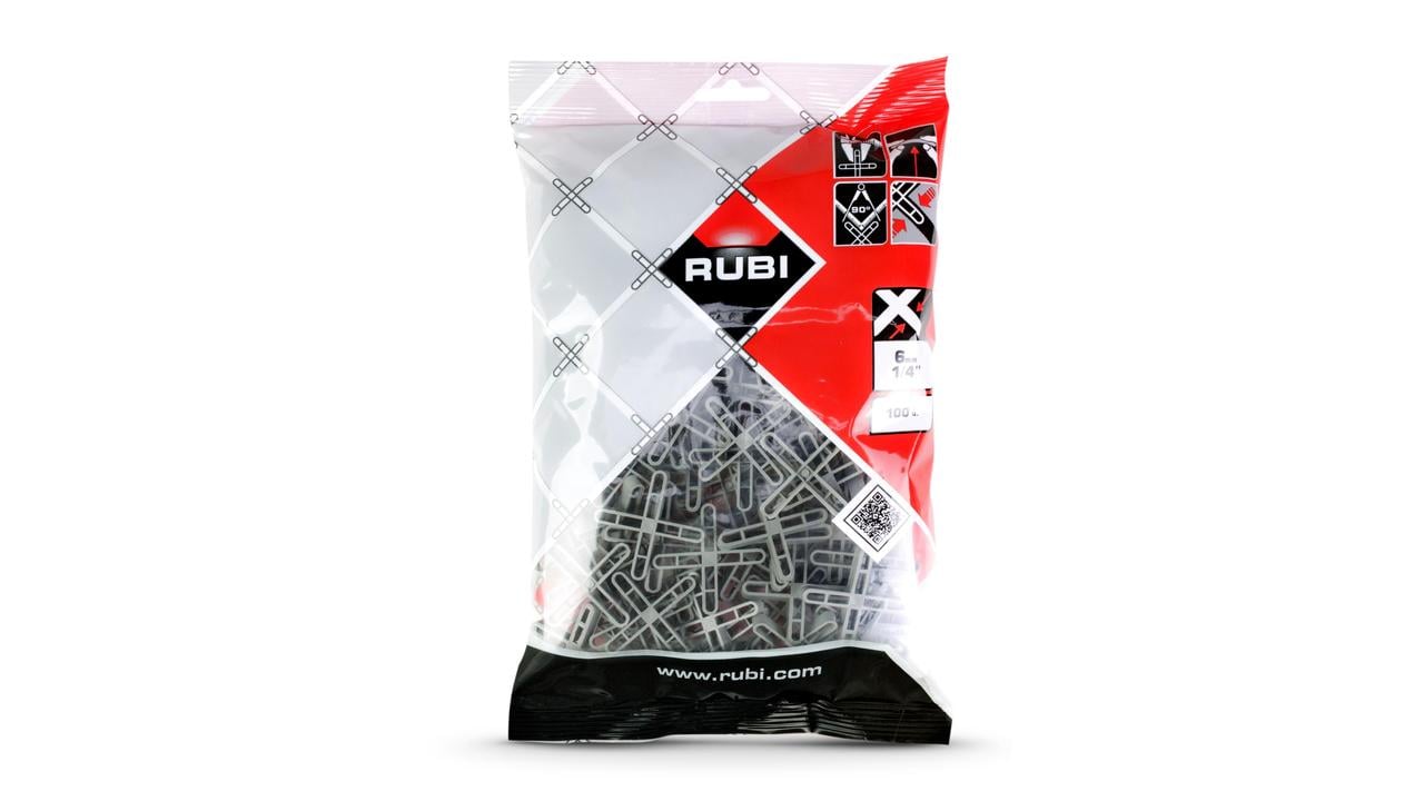 Rubi Tegelvoegkruisjes | 6 mm | Doos 100 st 02036