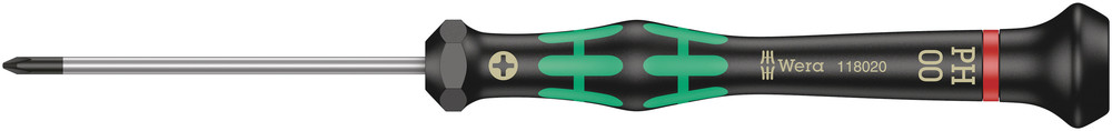 Wera 2050 PH Kraftform Micro Phillips Schroevendraaier, PH 00 x 60 mm - 1 stuk(s) - 05118020001